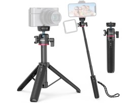 Ulanzi MT-73 Extension Pole Tripod, Mini Selfie Stick Tripod Stand Handle Grip